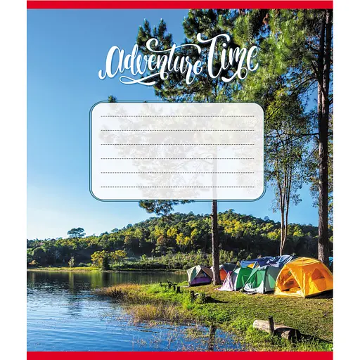 Зошит загальний "Час для подорожі" Leader 060-590430L-5 в лінію, 60 аркушів - фото 1