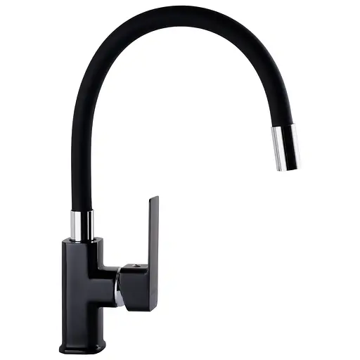 Змішувач для кухні Domino Malibu DMM-203 LR-Black-Black Чорний - фото 3