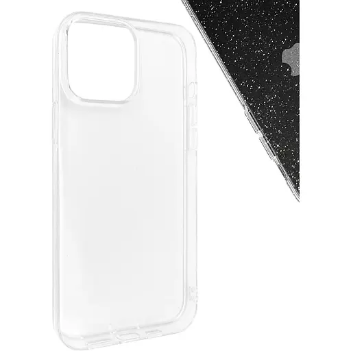 Чехол-накладка Molan Cano Silicone Jelly Glitter Clear Case для Apple iPhone 13 Pro Max (clear) - фото 3