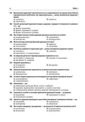 Правознавство. Збірник різнорівневих тестових завдань. 10 клас - фото 7