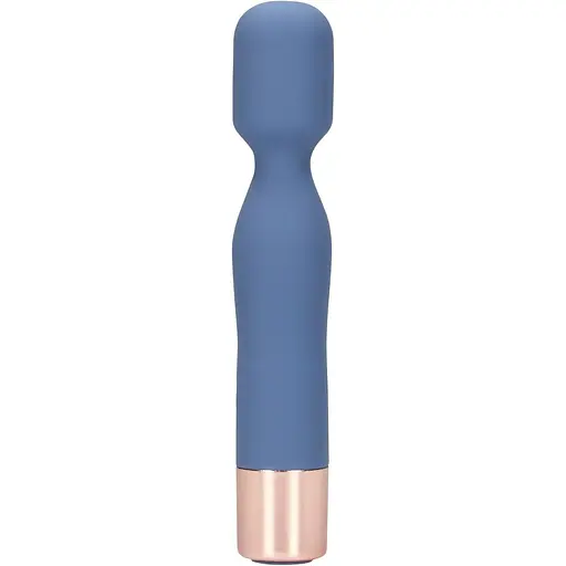 Вібратор Loveline Mini Wand 14.3 см синій