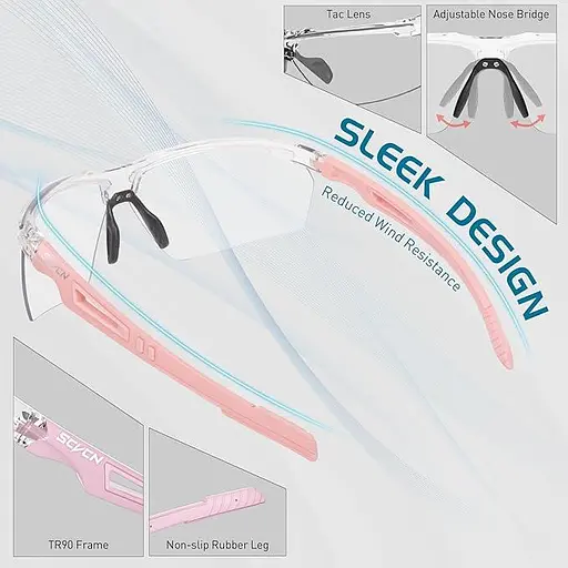 Фотохромні сонцезахисні окуляри SCVCN для чоловіків та жінок захист від ультрафіолету 400 - фото 5