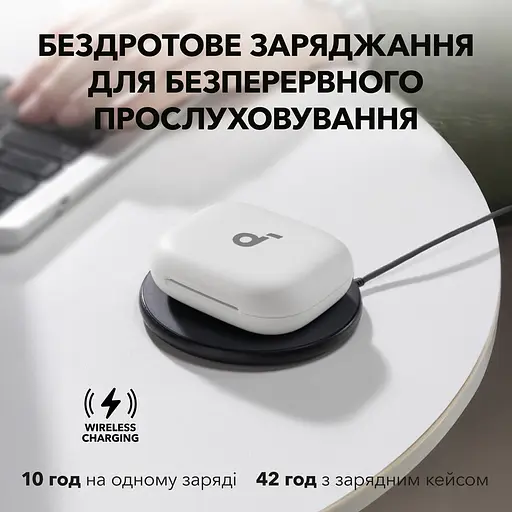 Наушники SoundСore AeroFit 2 White Anker teh0021140 - фото 10