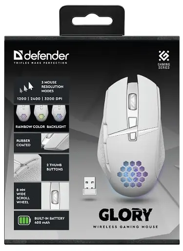 Мышь Defender Glory GM-514, LED White (52513) - фото 9