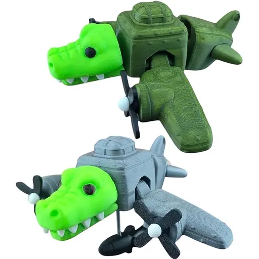 3D Крокодило Бомбардіро, 14x18 см, рухливий