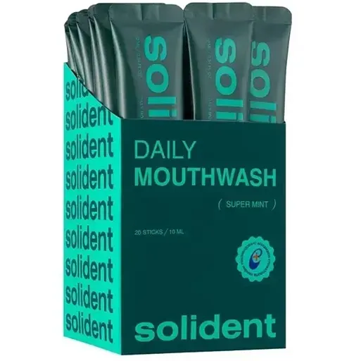 Набор ополаскивателей для полости рта Solident Super mint / супермята 