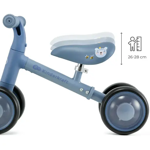 Каталка-біговел Kinderkraft Cutie Flash Blue (KRCUFL00BLU0000) - фото 2