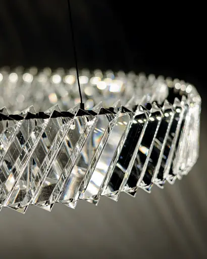 Підвісний світильник, люстра Nowodvorski 11706 Luxora Round LED 1x38W 3000K 3400Lm IP20 хром - фото 2