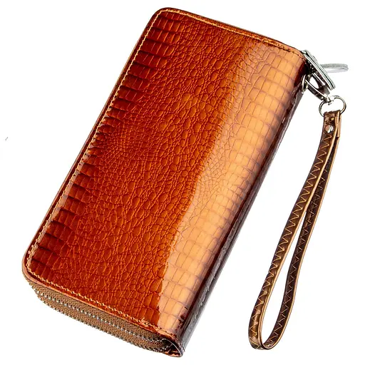 Женский кожаный кошелек Kivi 9х19х4 см acs0015462 - фото 2