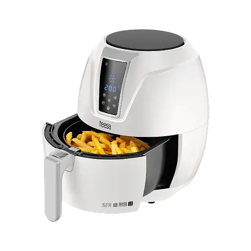 Аэрогриль Аэрофритюрница TEESA DIGITAL AIR FRYER 3,2L WHITE - фото 1