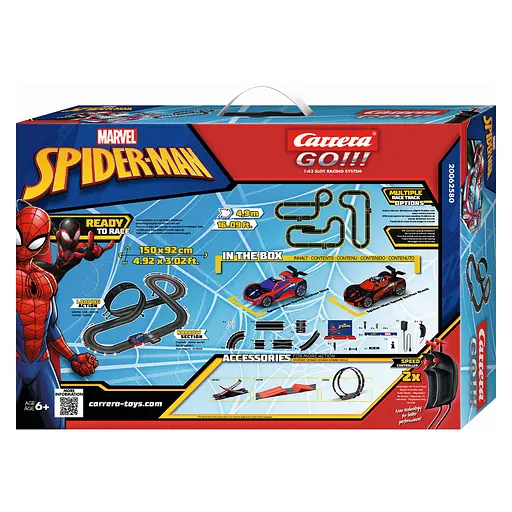 Автотрек Carrera GO!!! Спайдермен-гонщик трасса 4.9 м (CR-20062580) - фото 8
