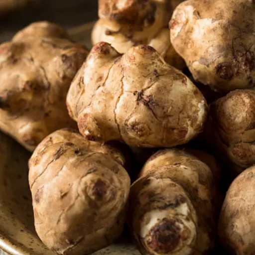 Топінамбур свіжий для їжі, земляна груша, бульбоносний, бараболя, помитий, 10 кг упаковка - фото 1