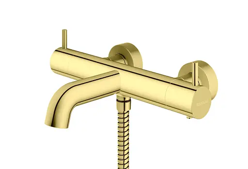 Термостат для ванны Kohlman Axel gold настенный KPL-QW710AGD Золотой - фото 3