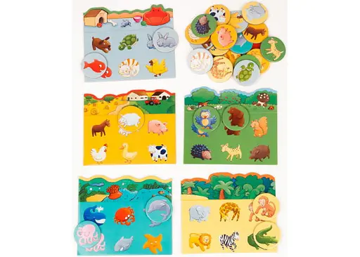 Настільна гра Djeco Дитяче лото Тварини (Loto Animals, 30 pcs) (DJ08120) - фото 3