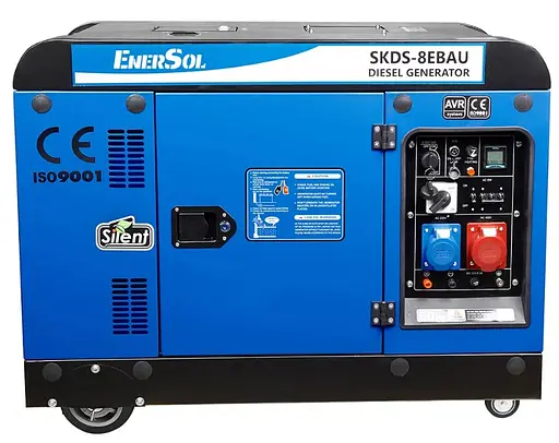 Генератор дизельний EnerSol 7.5/8 кВт SKDS-8EBAU - фото 1
