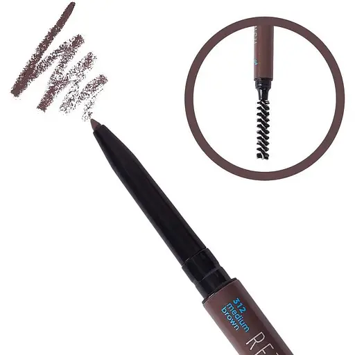 Карандаш для бровей Parisa Micro brow pencil тон 312 Medium brown 