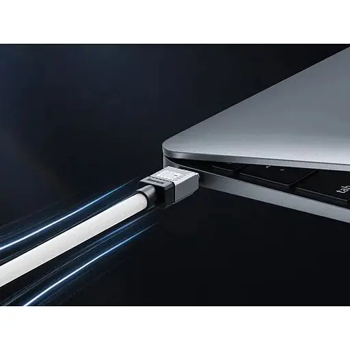Кабель Baseus CoolPlay Series USB-C to USB-C 100W 2m White (CAKW000302) [127948] - фото 7