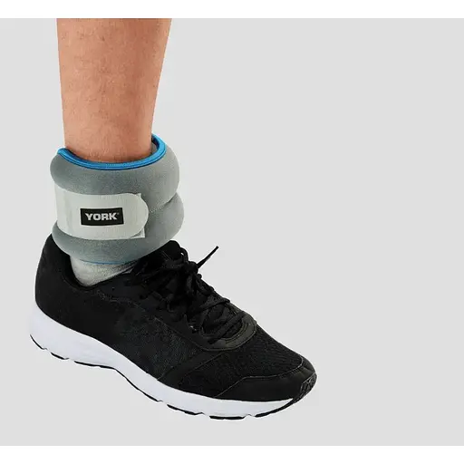 Утяжелители York Fitness Soft для рук и ног 2х2кг серый - фото 4