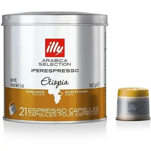 Кава в капсулах iperEspresso Illy Ethiopia з/б 21 шт - фото 1