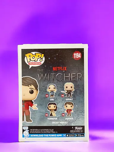 Коллекционная фигурка Фанко, сувенирная игрушка Funko Pop Witcher - Jaskier #58846 / Фанко Поп Ведьмак - Лютик - фото 2