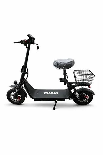 Електросамокат із сидінням 14 дюймів EKAM-15 (1000W/48V/21Ah) Чорний - фото 3