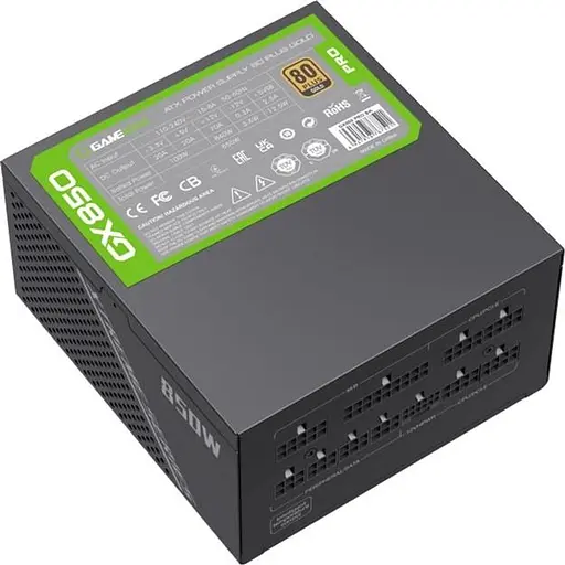 Блок питания GameMax 850W GX-850 PRO BK (ATX3.0 PCIe5.0) (GX-850 PRO BK (ATX3.0 PCIe5.0)) - фото 7