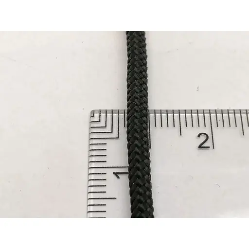 Шелковый плетеный ювелирный шнурок с серебряными вставками. Ш0034-4В/ДЗ 65 - фото 5