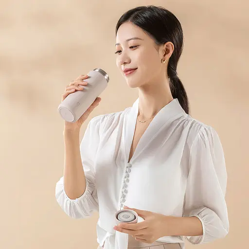 Термос Xiaomi MiJia Vacuum Cup 350 мл (MJKDB01PL) White - фото 6