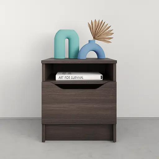 Приліжкова тумба MebelStar Лілу 40x40x44,5 см Дуб рістрето (MBS-1381) - фото 2