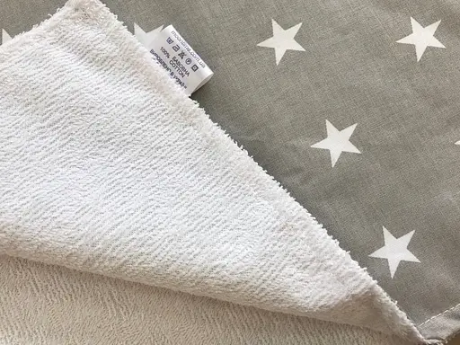 Непромокаемая пеленка Moontime "Звезды белые на сером" - фото 2