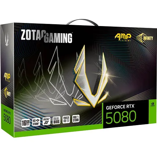Відеокарта Zotac Gaming GeForce RTX 5080 AMP Extreme INFINITY 16GB (ZT-B50800B-10P) EU [127260] - фото 8