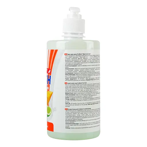 Жидкое крем-мыло Pro Wash фруктовый микс 470 г - фото 5