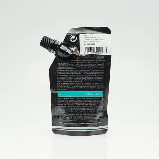 Акриловая краска Sennelier Abstract, 120 мл, Бирюзовый (Turquoise) - фото 2