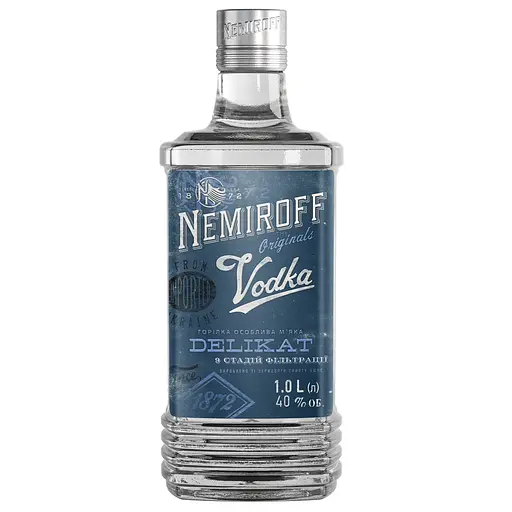 Горілка особлива Nemiroff Originals Делікат м'яка 40% 3 л (1 л x 3 шт.) - фото 2