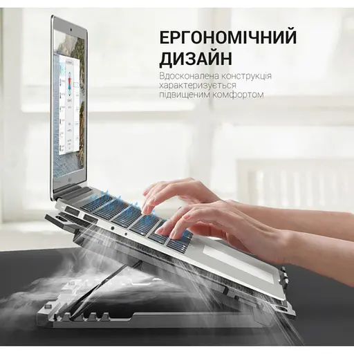 Охлаждающая подставка для ноутбука до 21 дюймов GamePro GPCP-485 5xfans - фото 6