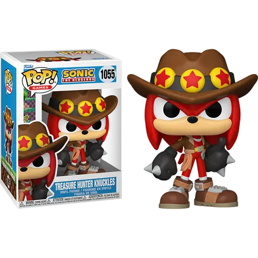 Фігурка Funko Pop Фанко Поп Sonic the Hedgehog Їжак Сонік Treasure Hunter Knuckles Мисливець за скарбами Наклз
