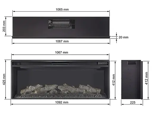 Электрокамин ArtiFlame AF42 Multicolor - фото 6