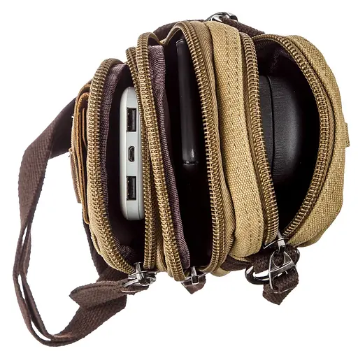 Чоловіча барсетка Vintage 17х13х6 см acs0016109 - фото 4