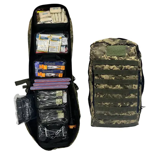 Аптечный набор (тактический рюкзак) военного медика с турникетами ДНЕПР - фото 1