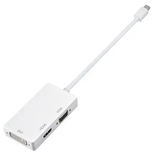 Перехідник mini DisplayPort M HDMI/VGA/DVI 24+5 FHD 1080p - фото 6