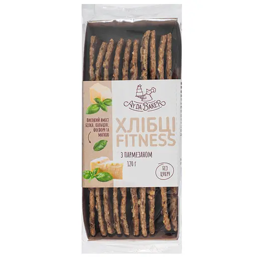 Хлебцы без сахара Ay da Baker Фитнес с пармезаном 120 г