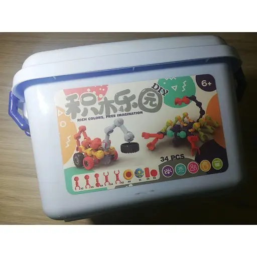 Конструктор Diy 628-3 34 деталі  у боксі пластиковому ящику - фото 7