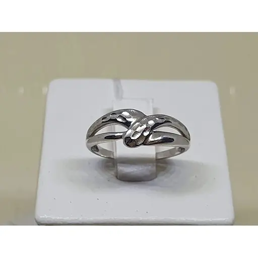 Серебряное кольцо Tango с алмазной гранью. Артикул 310177С 17,5 - фото 3