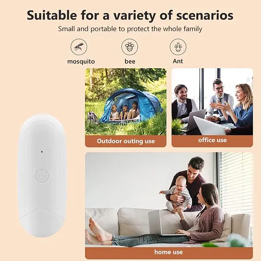 USB-перезаряжаемое тепловое импульсное устройство против зуда, электронная палочка для снятия зуда на открытом воздухе - фото 4