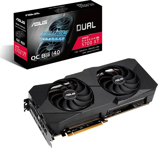 Відеокарта ASUS AMD Radeon RX 5700 XT 8Gb Dual Evo OC (DUAL-RX5700XT-O8G-EVO) (GDDR6, 256 bit, PCI-E v4.0 x16) Б/в - фото 8