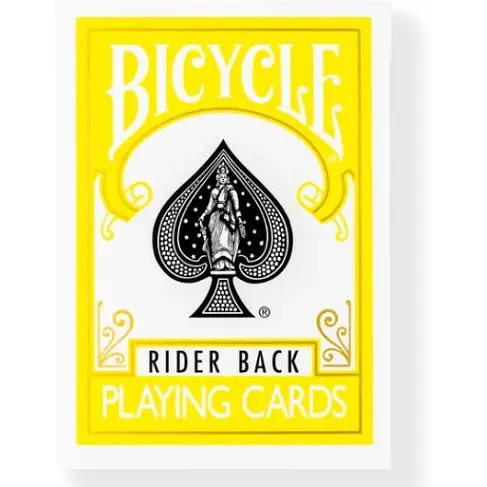 Карти гральні United States Playing Card Company Bicycle Rider Back Yellow deck (09421)