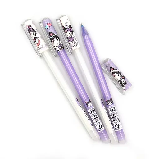 Ручка детская пиши-стирай Aodemei KUR, 0.5 мм, синяя, 12 шт.