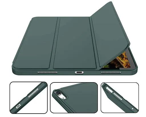 Чохол-книжка CDK Еко-шкіра силікон Smart Case cлот стилус для Apple iPad Air 10.9" 4gen 2020 (015026) green - фото 2
