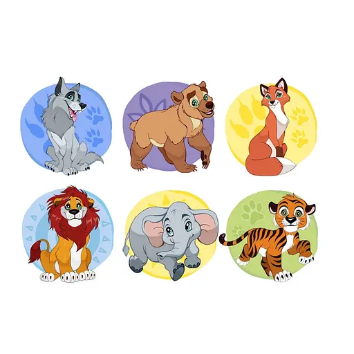 Розвиваючі кубики "Дикі тварини" ТехноК 1820TXK - фото 4