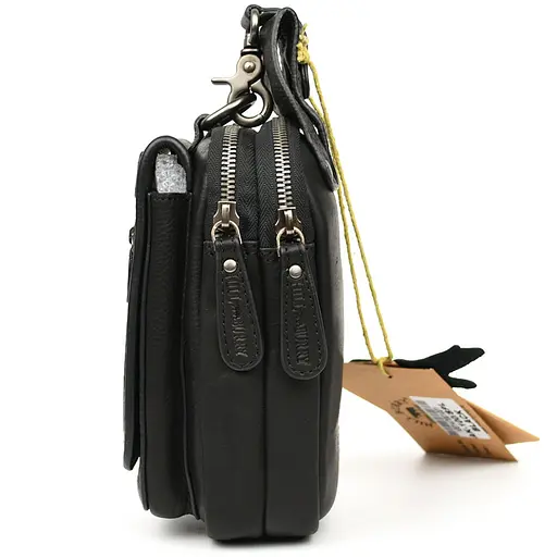 Кожаная сумка чехол Hill&Burry через плечо 23х14х7.5 см sum0028201 - фото 2